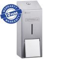 MERIDA STELLA liquid hand sanitizer dispenser for disposable refills 1000 ml, matt steel